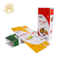 Boîtes en Papier Personnalisées Imprimées pour Emballage de Farine de Manioc Instantanée, Poudre de Blé, Poudre pour Petit-Déjeuner – Formats 300g et 500g