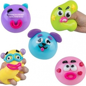 Pelota Antiestrés de Maltosa con Cara de Perro de Dibujos Animados, Juguete Sensorial para Aliviar el Estrés y Relajar los Músculos, Regalos de Bienvenida, Venta al Por Mayor - Product Image 4