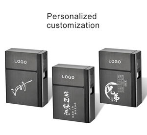 حافظة سجائر عصرية متعددة الوظائف مع ولاعة إلكترونية قابلة لإعادة الشحن للهدايا الترويجية - Product Image 5