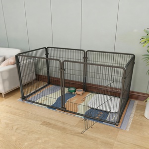 Produit pour animaux de compagnie, parc pour <span class=keywords><strong>chien</strong></span> pliable et portable, en métal, grand, pour l'extérieur, avec fermeture à bouton-pression - Product Image 6