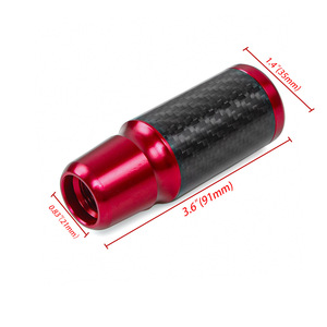 Car Gear <b>Knob</b> Carbon Fiber 5 Speed 6 Speed Manual Transmission Ergonomic <b>Shift</b> <b>Knob</b> 9cm Black Red Silver Blue - Product Image 2