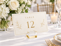 Support de numéros de table en acrylique OEM&ODM pour mariage, banquet, restaurant, présentoir de cartes de menu