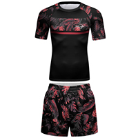 Sublimation complète personnalisée imprimée protection UV chemises de compression surf Bjj Mma Rash Guard enfants Jiu Jitsu éruption gilet pour adultes