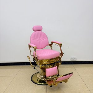 Sillón de Barbería Vintage, Hidráulico y Resistente, con Reposacabezas y Reposapiés Ajustables, Color y Logotipo Personalizables, Venta al Por Mayor para Salones - Product Image 4