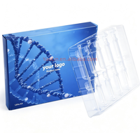 Maßgefertigtes PET-Blister-Tray und Papierbox-Set für 3ml 5ml 10ml Glasfläschchen Kosmetik- und Parfümverpackung