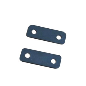 One Line Connector Carbon Steel Black Two Hole Straight Bracket For Picture <b>Frame</b> Support - Product Image 3