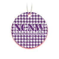 Nouvel encens suspendu pour voiture NSPDK, design avec lettres grecques Sigma Gamma Rho, décoration intérieure de voiture, diffuseur d'air frais