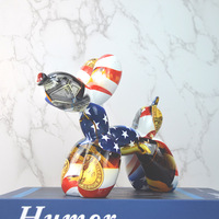 Nouveau design créatif couleur ballon chiens desgin personnalisé ballon chien figure décorative licorne ornement pour la décoration de la maison