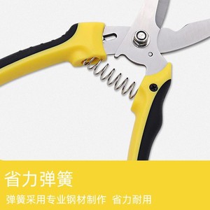 Stainless Steel <b>Pruning</b> Shears Yellow Handle Garden <b>Tools</b> For Fruit <b>Tree</b> Branch Cutting - Product Image 5