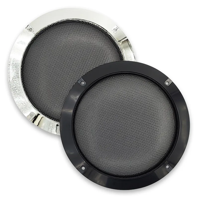 6.5 inch Car Speaker Grille Used for 2-10 inch Circle Decorative Metal Mesh Cover Cold Rolled Steel