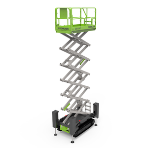 รถ<span class=keywords><strong>ยก</strong></span>แบบกรรไกรตีนตะขาบ ZS1216C รับน้ำหนักได้ 350 กก. ความสูงแพลตฟอร์ม 11.8 ม. สำหรับใช้งานกลางแจ้ง - Product Image 1