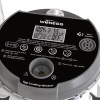 WONEGG Incubateur entièrement automatique à remplissage d'eau, contrôleur de température et d'humidité pour l'éclosion de 12 œufs, nouvelle version