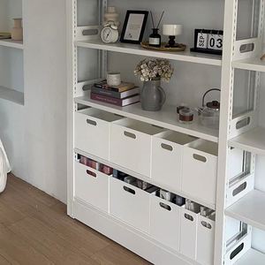 Clothes Toys Snacks Miscellaneous Thickened Large Capacity Book Rack <b>Storage</b> <b>Box</b> <b>with</b> <b>Lid</b> - Product Image 3