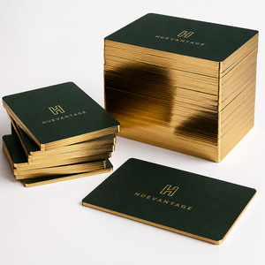 Custom Business <b>Card</b> Printing <b>Thick</b> Paper Gold Foil Stamping Matte Lamination Standard Size for Corporate Branding - Product Image 1