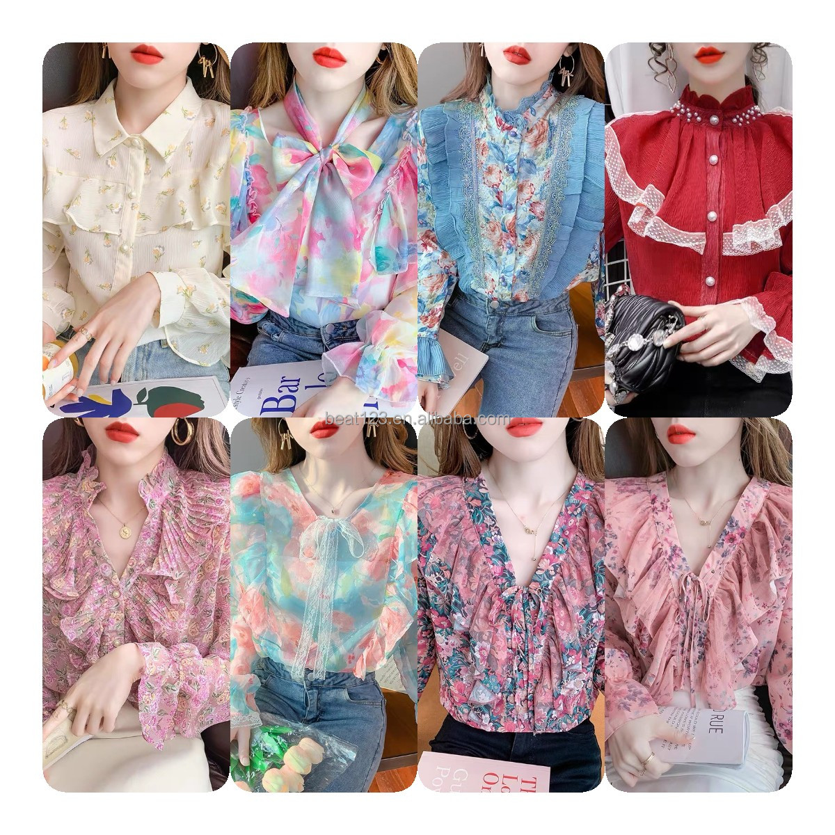 Encuentre el mejor fabricante de blusas para mujeres delgadas y blusas para  mujeres delgadas para el mercado de hablantes de spanish en alibaba.com