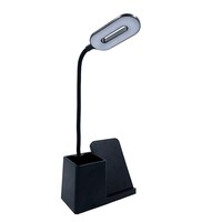 2022 QI chargeur sans fil support lampe de lecture livre lumière oeil amical Dimmable bureau LED lampe de bureau avec porte-stylo