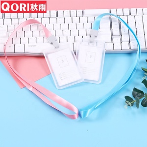 Deyi דו צדדי מכסה מכסה כרטיס עבודה שקוף מחזיק כרטיס עבודה שקוף lanyard - Product Image 6