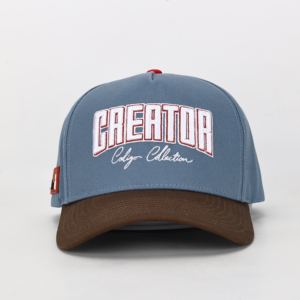 Gorra de béisbol con logotipo bordado personalizado Unisex, sombrero de papá de 5 paneles con arcos de ala curva, Parche de goma 3D transpirable, estilo de moda - Product Image 2