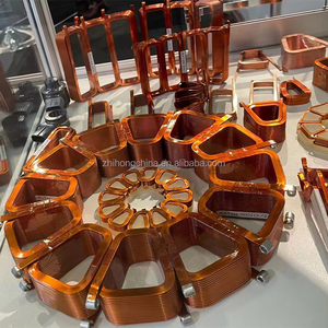 סליל שטוח עם ליבה אווירית מצופה אמייל, עשוי נחושת מלאה, 220V, תדר גבוה, עבור מנוע - Product Image 2