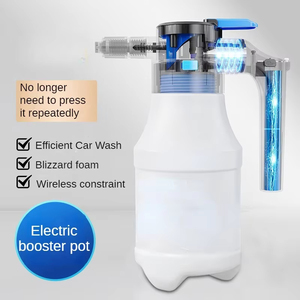 ขวดสเปรย์โฟมไฟฟ้า ล้างรถ เครื่องพ่นแรงดันลมแบบมือถือสำหรับใช้ในบ้าน ทำสวน - Product Image 4