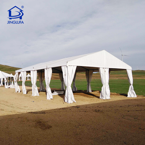 Ngoài trời khung thép chùa LỀU <span class=keywords><strong>6m</strong></span> Đường kính PVC Bìa Dome lều cho đám cưới và các sự kiện 15m chiều dài in tán marquee - Product Image 3