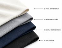 Polo de golf personnalisé beige clair texturé en maille avec empiècement latéral contrastant gris, short gris, uniforme d'équipe sportive 100 % polyester