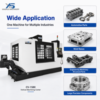 Centre d'usinage vertical CNC CV-1580 3 axes BT50, commande FANUC, positionnement 0,015 mm, charge de table 1400 kg, fraiseuse VMC