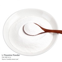 Poudre de L-Théanine Naturelle Standardisée, Acide Aminé Issu du Thé Vert pour la Formulation de Compléments Alimentaires, Vente en Gros de L-Théanine en Vrac 1kg