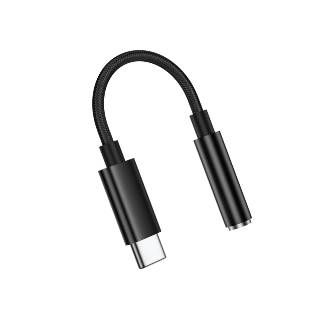 UNIEAN Wholesale AUX Audio Video Cables Type-C Male 3.5MM Audio Aux Female Converter Adapter Cable for Iphone to Android