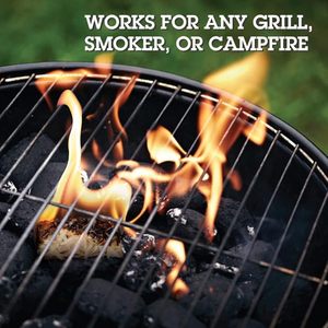 Laris Manis 100pcs Gulungan Lilin Kayu Sutra 10 Menit Waktu Menyala Pemantik Api untuk Berkemah Memasak BBQ Perapian Kompor Dikemas dalam Kantong - Product Image 6