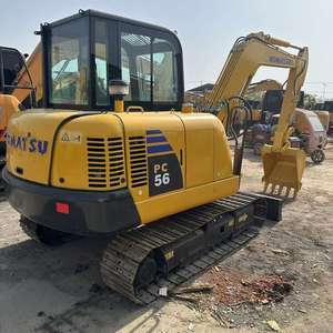 Excavadora Komatsu Pc56 con certificación CE, miniexcavadora hidráulica avanzada diseñada para máquinas de excavación, carga y paisajismo de máxima eficiencia. - Product Image 3