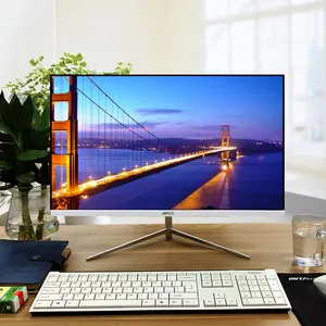 Factory Wholesale New 23.8-inch All-in-one Computer Business Office Home Design I3 I5 I7 Desktop Complete Machine