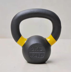 <span class=keywords><strong>Kettlebell</strong></span> personnalisé en fonte noire de 24 kg avec revêtement en poudre, marque HV - Product Image 6