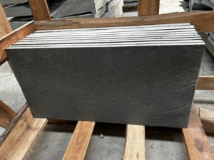 300x600mm giá rẻ đá tự nhiên màu đen Slate gạch Bluestone tấm Tường cho sân - Product Image 3