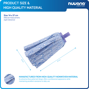 Sintetico stampato blu per tutti i tipi di pavimenti. Per la pulizia di pavimenti domestici, industriali e commerciali. - Product Image 3