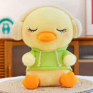 Peluche de Pato con Audífonos y Capucha, Adorable y Reconfortante, Ideal como Compañero y Almohada para Niñas, Popular en <span class=keywords><strong>TikTok</strong></span> - Product Image 6