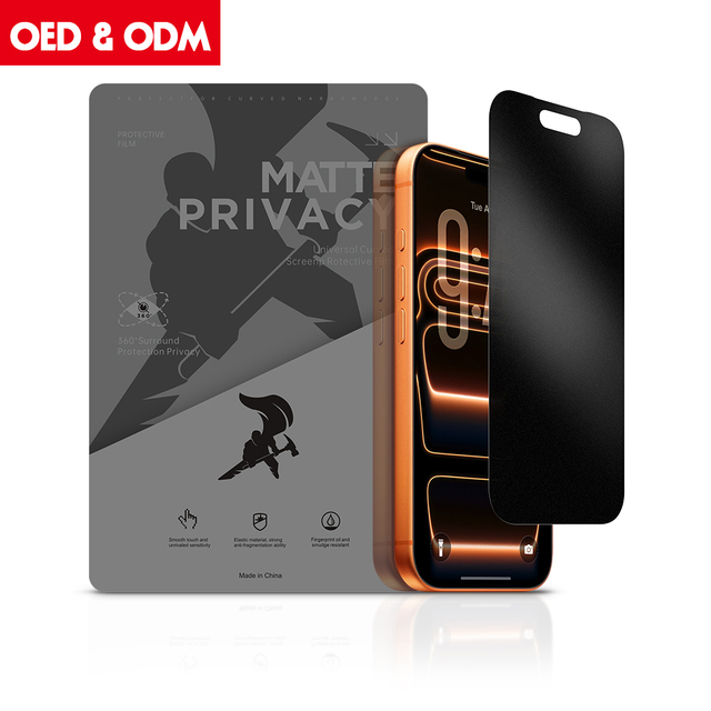 360° Matte Privacy TPU Hydrogel Screen Protector Film Sheet for Mobile Phone Tablet PC