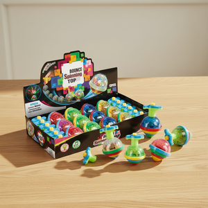 Trompo de Plástico Clásico para Niños con Luz y Música - Product Image 3