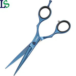 Good Quality Hairdressing Scissor Stylist Salon Tool Custom Logo Black Stainless Steel Hair Cutting Scissors