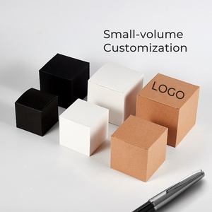 Boîtes en papier kraft noir épais de 80 tailles en gros, boîte d'emballage pour rouge à lèvres, petites boîtes en carton blanc vierges pour cosmétiques avec logo - Product Image 2