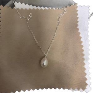 Everyday S925 <b>Silver</b> <b>Necklace</b> with Natural Freshwater Pearls Cool & Simple Temperament Strong Light Collarbone <b>Chain</b> - Product Image 5