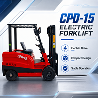 Chariot élévateur électrique compact de 1,5 tonne, prix direct usine, livraison rapide
