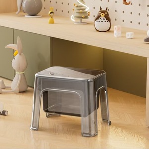Tabouret multifonctionnel en plastique PET avec <span class=keywords><strong>rangement</strong></span>, antidérapant, pour enfants, pour la maison, la salle de bain, la cuisine, le salon - Product Image 6