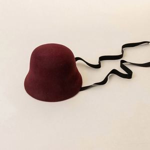 หมวกบักเก็ตทำจากผ้าขนสัตว์ 100% ปรับแต่งได้ตามสั่ง ขายส่ง แฟชั่นฤดูใบไม้ร่วงและฤดูหนาวใหม่สำหรับเด็กผู้หญิง เหมาะสำหรับเล่นกีฬา กิจกรรมกลางแจ้ง และใช้ในชีวิตประจำวัน - Product Image 3