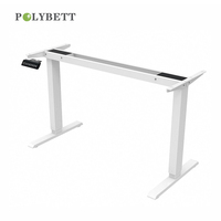 Cadre de bureau électrique ergonomique à hauteur réglable, double moteur