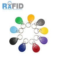 Tarjeta IC/ID sin contacto, llavero inteligente de inducción, sin 2 hebillas, Fudan M1 T5577 EM4305 RFID de alta frecuencia para control de acceso y asistencia