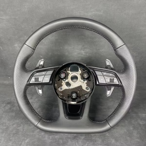 Palettes de changement de volant en cuir améliorées pour <span class=keywords><strong>Audi</strong></span> B9 A3 A4 A5 RS3 RS4 RS7 A8 Q5 Q7 TT R8 S6 B8 RS5 S3 S4 S5 A6 Sport - Product Image 1