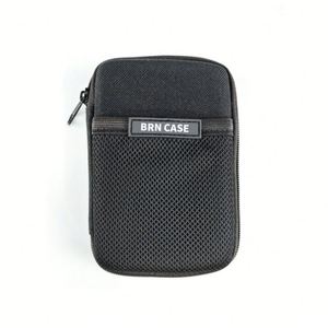 All Black Lightweight Storage Case Custom Logo for <b>Cable</b> Earphone - Product Image 1