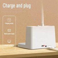 Expédition d'usine petit étudiant dortoir lampe de bureau étude Protection des yeux lampe de table rechargeable avec porte-stylo