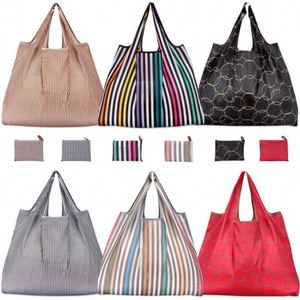 กระเป๋าช้อปปิ้งแบบพับได้รักษ์โลกแฟชั่นใหม่ พร้อมซองใส่ของ - Product Image 5